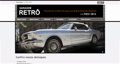 Desktop Screenshot of garagemretro.com.br